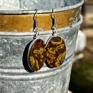 NEW! Fruit Jasper Earrings
